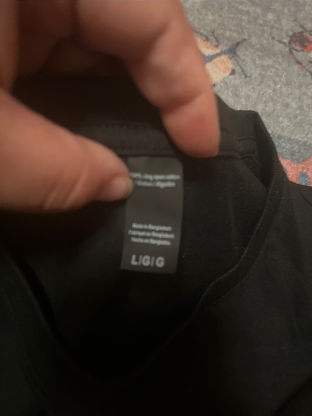 Burberry Black womens Logo Graphic Tee - Picture 3 of 4